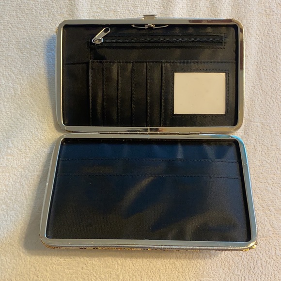 Gold Sequin Wallet - Picture 2 of 2